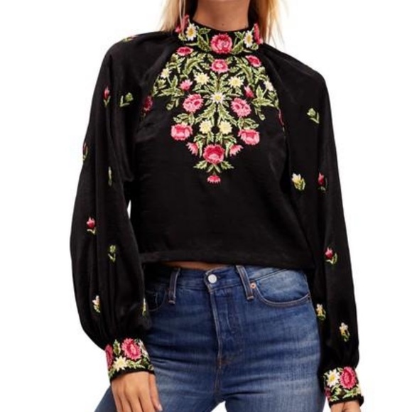 Free People Tops - FREE PEOPLE Jessica Blouse
